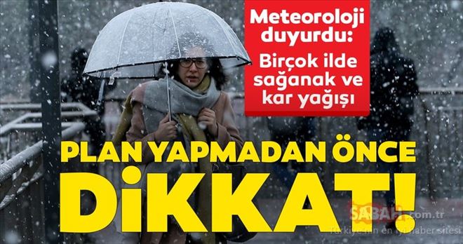 Meteoroloji´den İstanbul için ´ uyarı