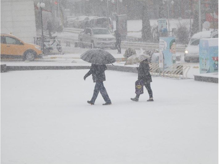  İstanbul’da beklenen kar yağışı Başladı.