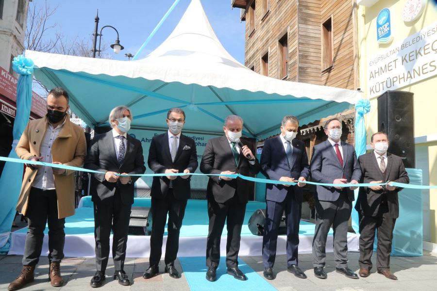 Eyüpsultan Belediyesi Ahmet Kekeç Kütüphanesi açıldı