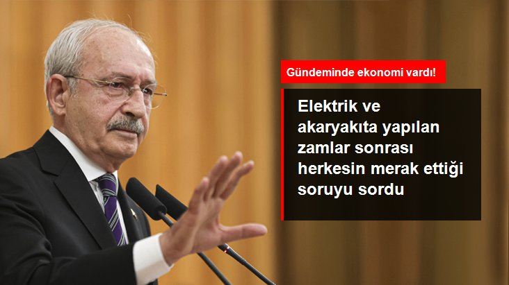 Kılıçdaroğlu herkesin merak ettiği soruyu sordu: