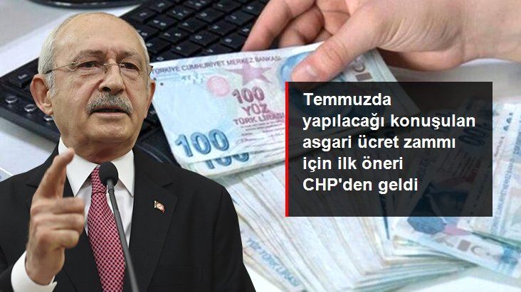 asgari ücret zammı için ilk öneri CHP
