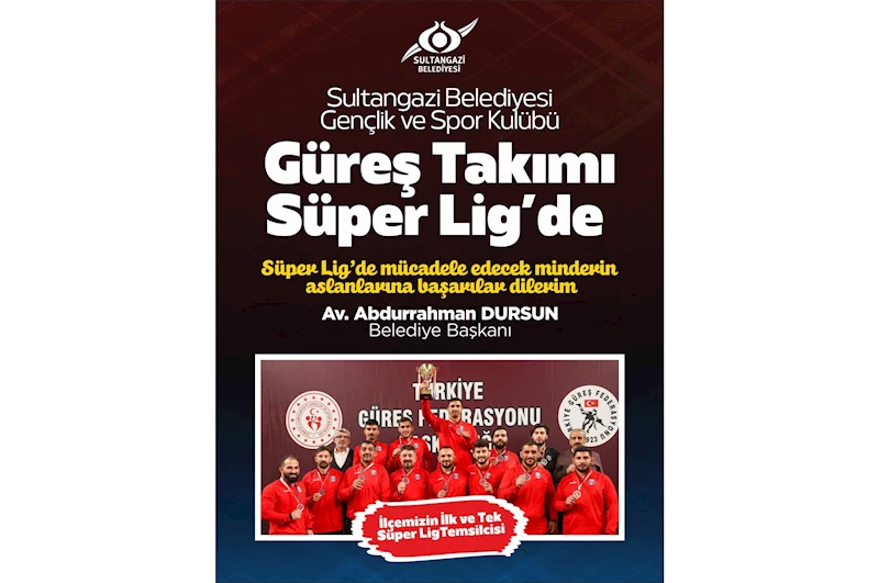 Sultangazi Güreş Takımı bu kez Türkiye Serbest Güreş Süper Ligi’nde Ter Dökecek
