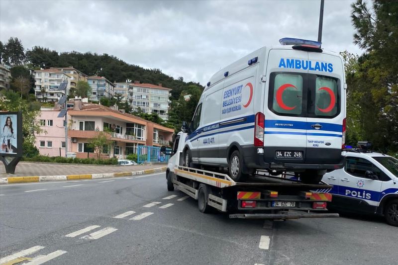 Esenyurt Belediyesi’nin Hasta Nakil Ambulansı Yine Haczedildi