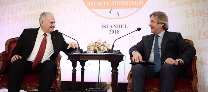 Başbakan Yıldırım Beyoğlu Sohbetleri` ne konuk oldu