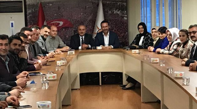 MHP'den AK Parti İlçe Başkanlığına Ziyaret