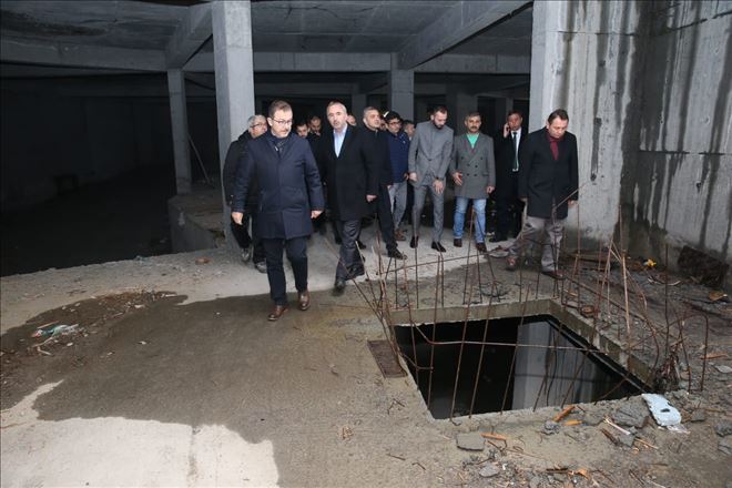 YEŞİLPINAR CAMİİ VE KÜLLİYESİ İNŞAATINDA İNCELEME 