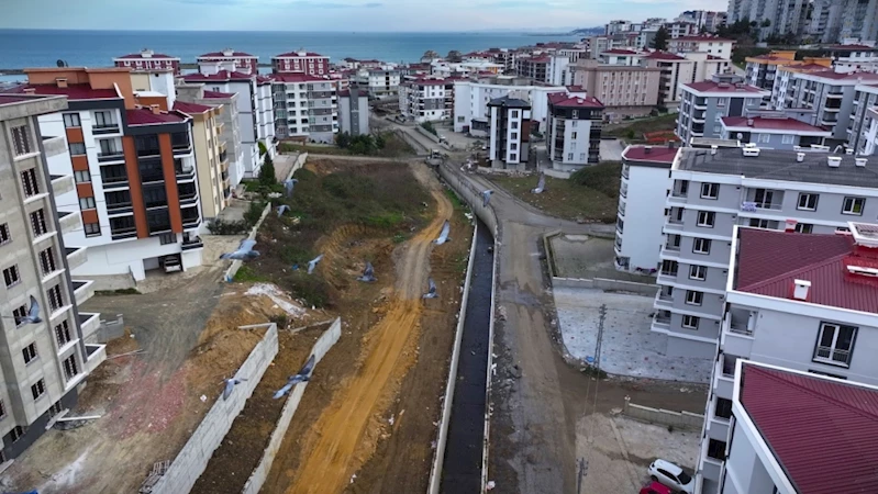 Sazak Deresi’nde ıslah çalışmaları tamamlandı