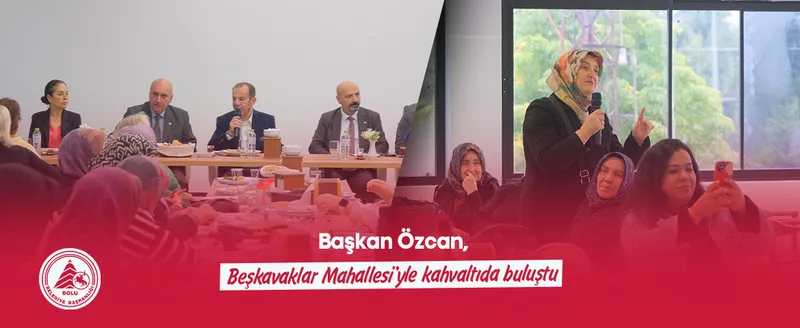 Bolu Belediye Başkanı Özcan, mahalleli kadınlarla temizlik çağrısında buluştu