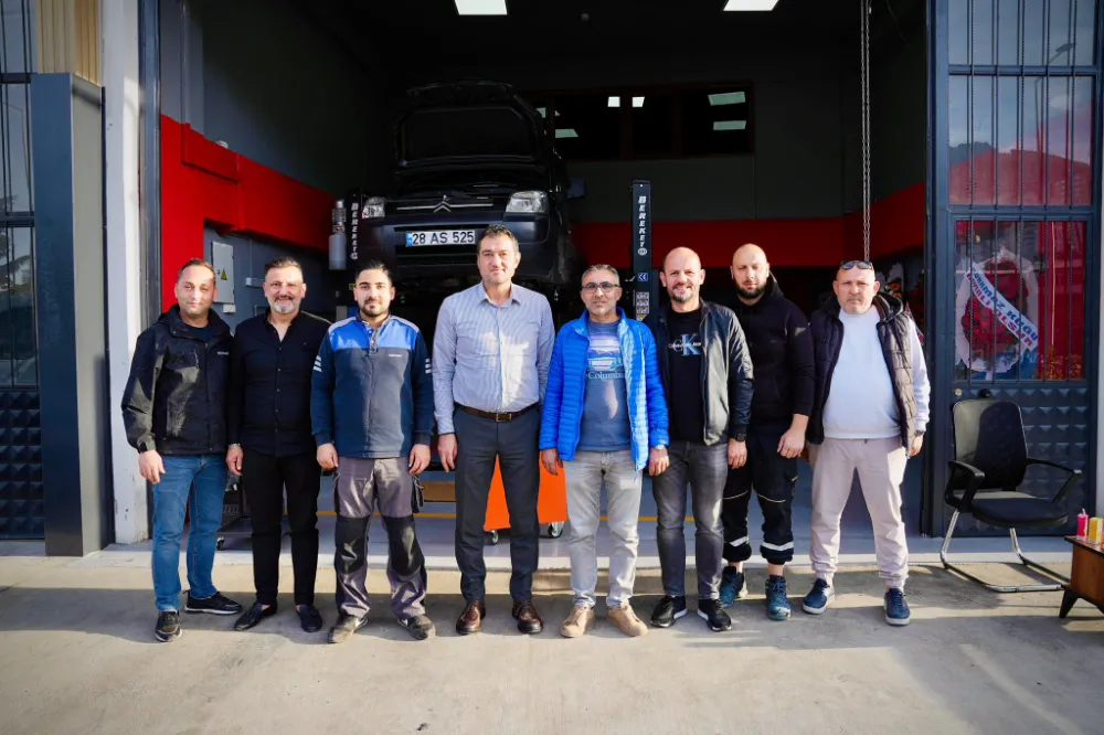 BAŞKAN KÖSE SANAYİ ESNAFINI ZİYARET ETTİ