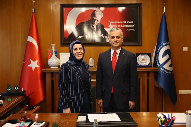 BAŞKANIMIZ KTÜ TIP FAKÜLTESİ DEKANINI MAKAMINDA ZİYARET ETTİ