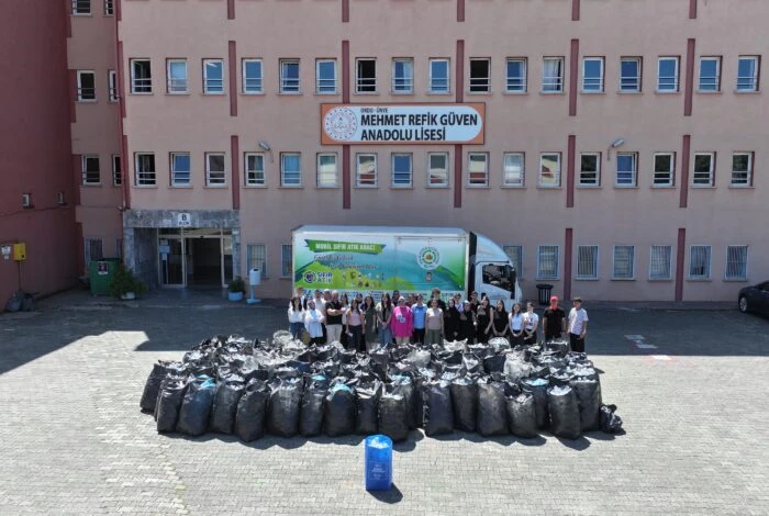 67 BİN PET ŞİŞE ÇÖPE DEĞİL, GERİ DÖNÜŞÜME KAZANDIRILDI