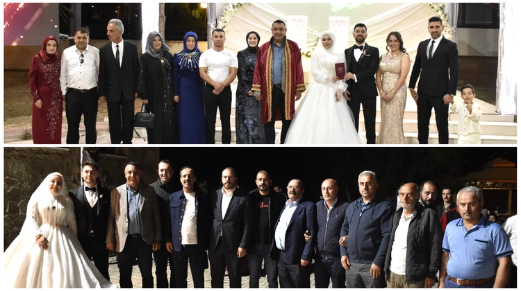BAŞKANIMIZ, DÜĞÜN TÖRENLERİNE KATILARAK NİKAH KIYDI