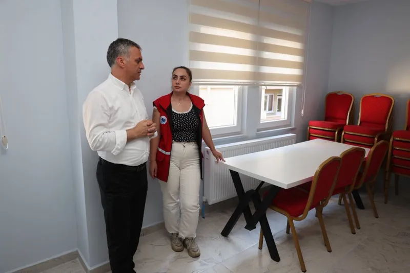 BAŞKANIMIZ YENİ AÇILACAK MESLEK EĞİTİM MERKEZLERİMİZDE İNCELEMELERDE BULUNDU